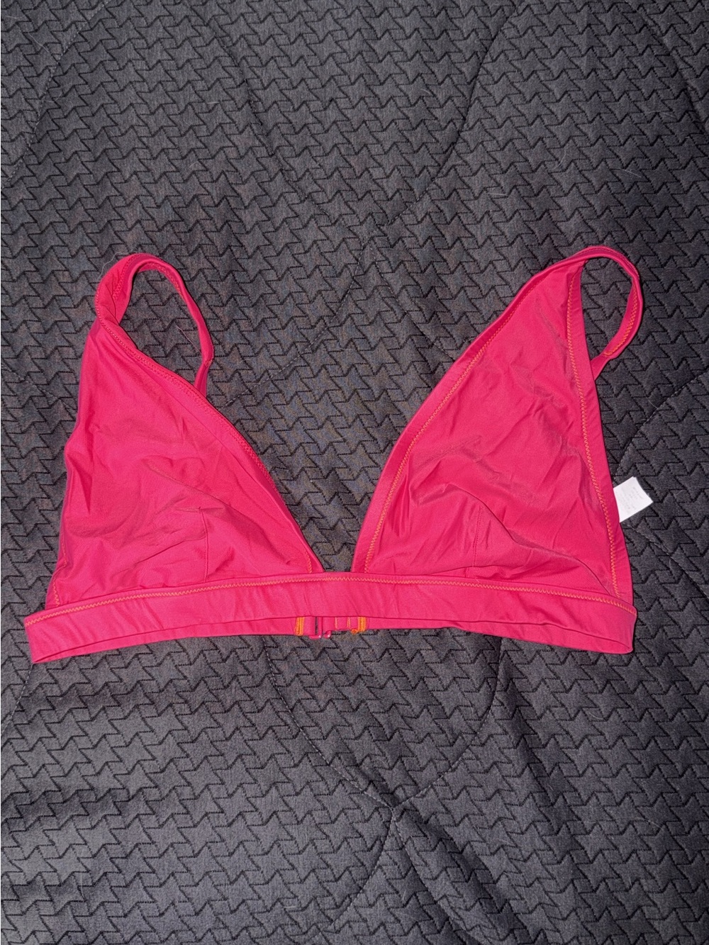 aerie Hot Pink Triangle Swim Bikini Top